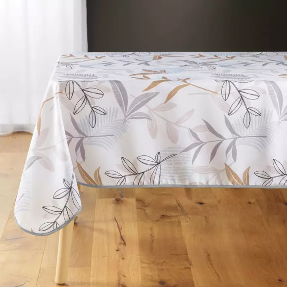 Mantel rectangular anti-mantas (L240 cm) Miraline Gris 3