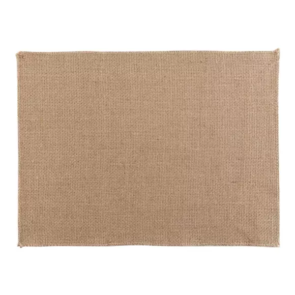 Juego de 2 manteles individuales de yute Leny Beige 2