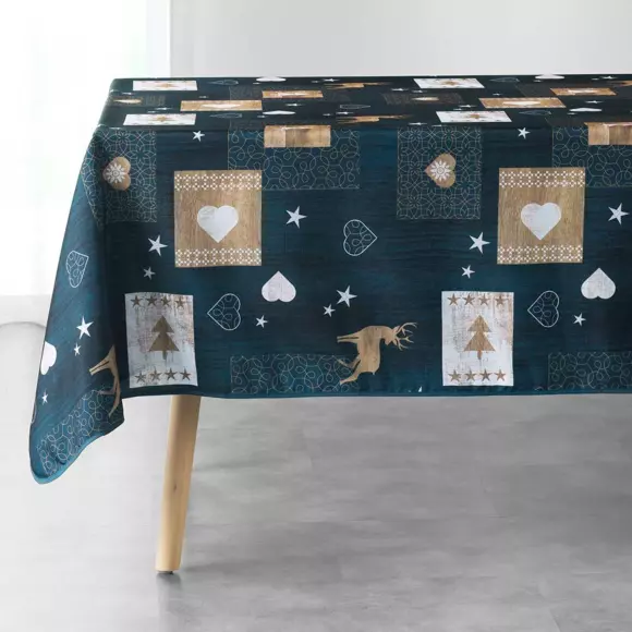 Nappe rectangulaire (L300 cm) Augustin Bleue 2