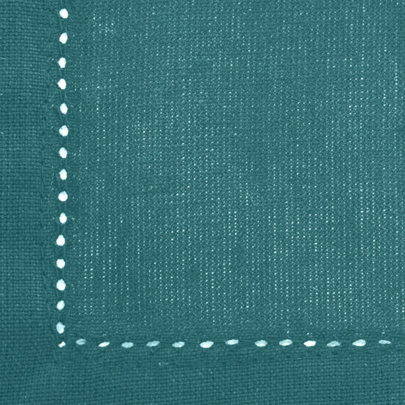 Tafelkleed rechthoekig (L240 cm) Chambray Eend blauw 3