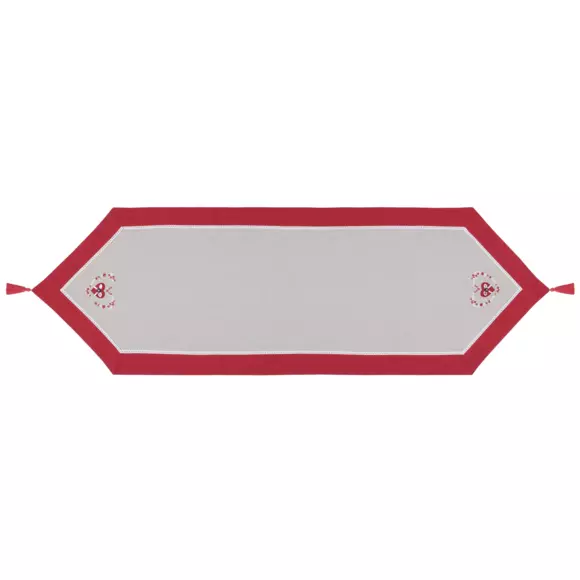 Camino de mesa (150 cm) Pauline Rojo 2
