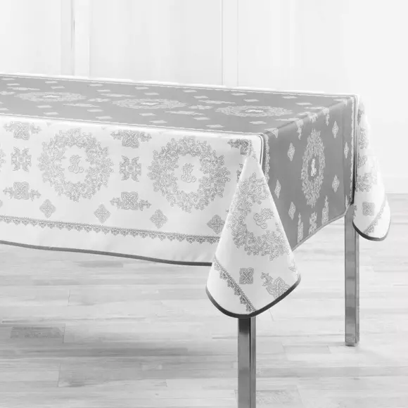 Mantel rectangular (L300 cm) Madelyne Gris 2