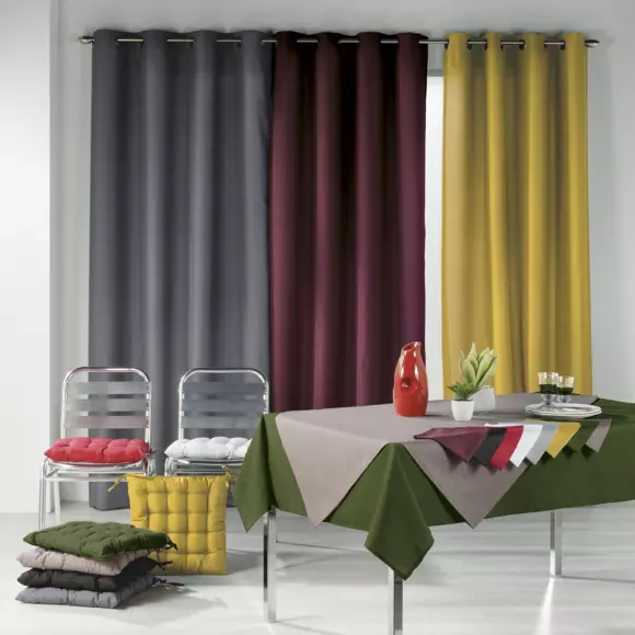 Mantel rectangular anti mancha  (L250 cm) Essentiel Bordeos 2