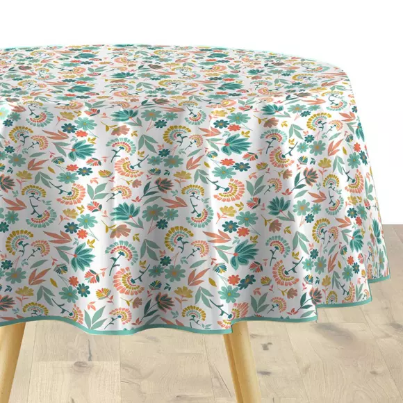 Nappe ronde PVC (D160 cm) Indiana Multicolore 3