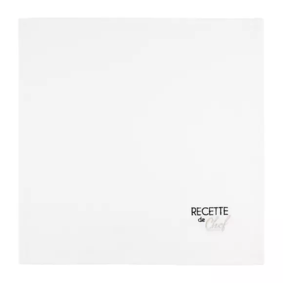 Lot de 2 serviettes coton Duo Beiges 3