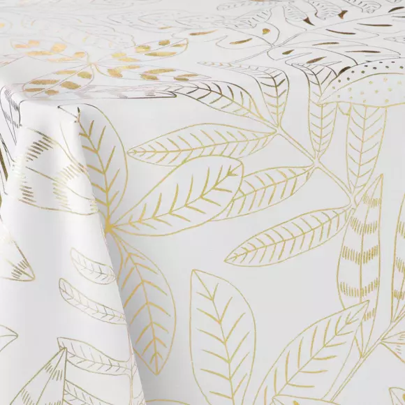 Nappe rectangulaire (L240 cm) Belflor Blanche 2