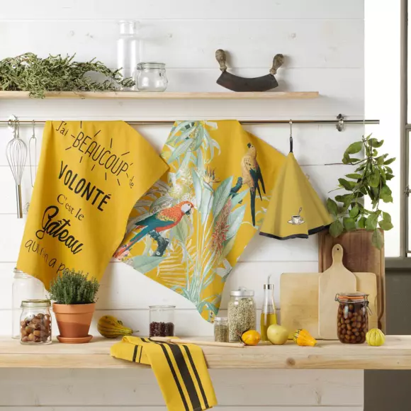 Paño de cocina (70 cm) Safia Amarillo 2