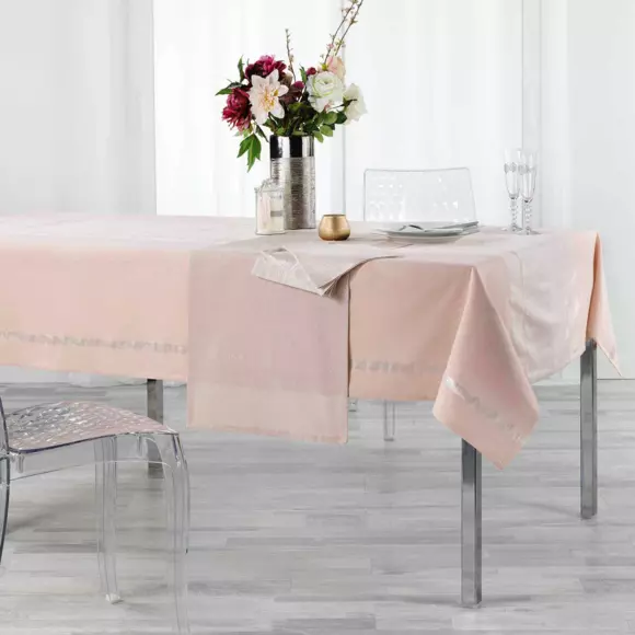 Lote de 3 servilletas algodón Elegancia Rosa 2