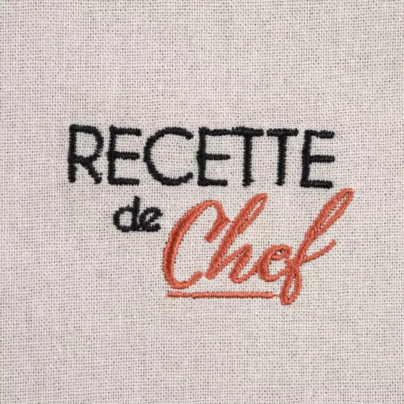 Lot de 2 serviettes coton Duo Terracotta 2