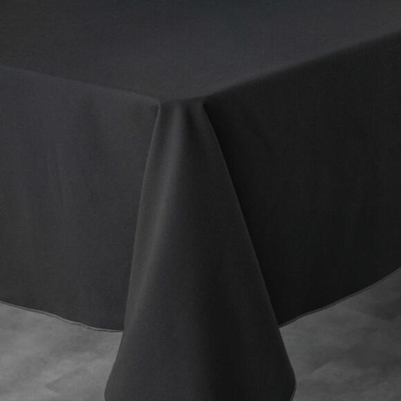 Mantel rectangular algodón reciclado (L240 cm) Mistraline Negro 3