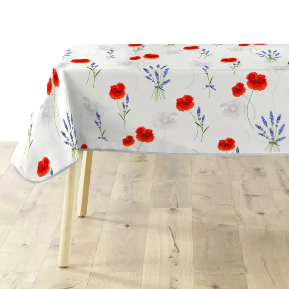 Mantel rectangular PVC (L240 cm) Sisteron Rojo  3