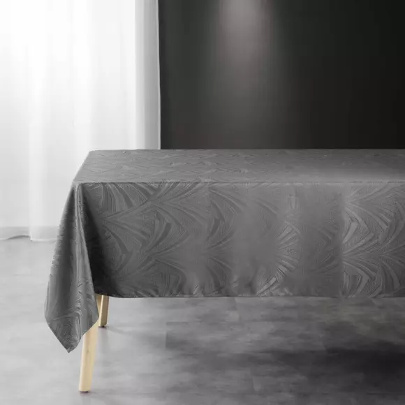 Mantel rectangular anti manchas (240 cm) Lolly Gris antracita 3