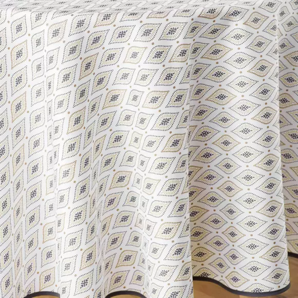 Mantel redondo anti manchas (180 cm) Oroicia Blanco 2
