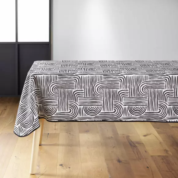 Tafelkleed rechthoekig vlekbestendig (240 cm) Pandore Zwart 3