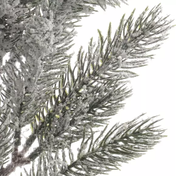 Branche enneigée Santa grand format Vert enneigé 2