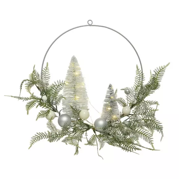 Couronne de Noël lumineuse Soraya Blanc chaud 2