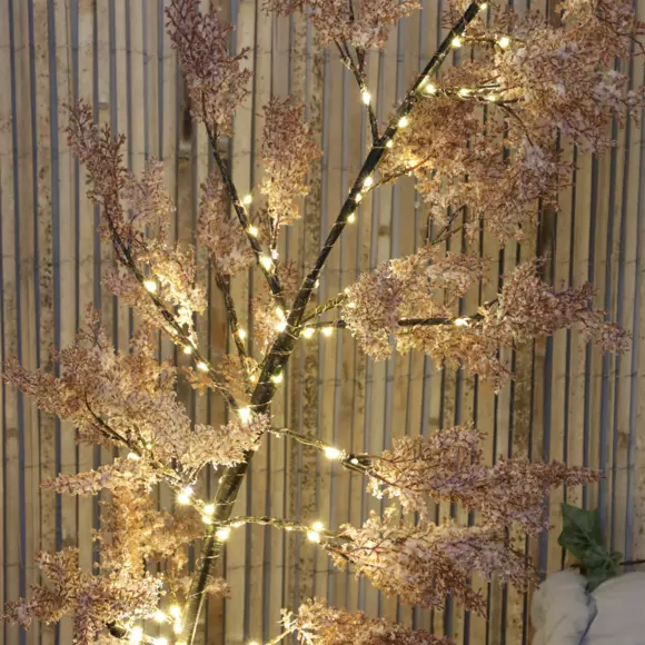 Branche lumineuse Fleurs roses Blanc chaud 2