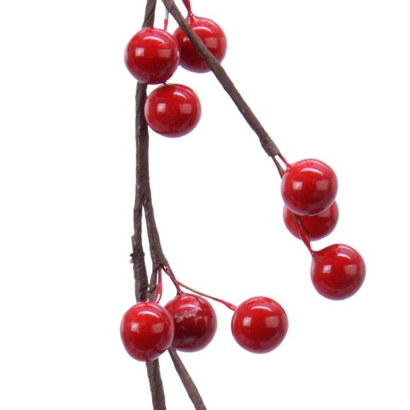 Ghirlanda decorata Célénia Rosso 2