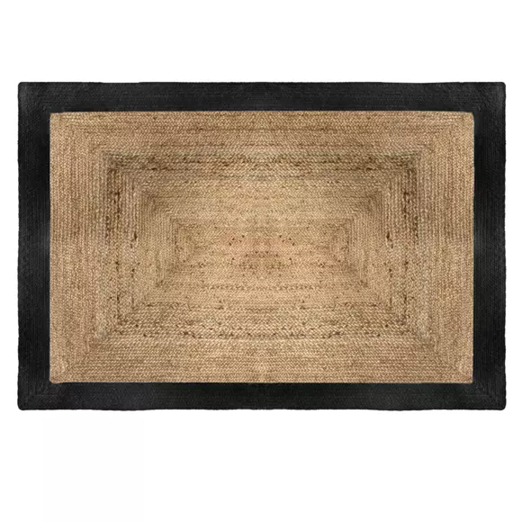 Tapis jute (170 cm) Meryl Noir 3