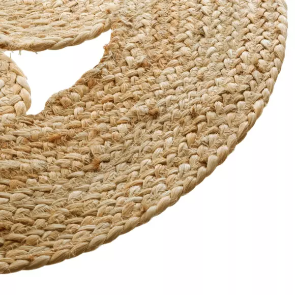 Tapis jute (D80 cm) Giusti Beige naturel 4