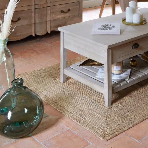 Alfombra yute (170 cm) Louna Beige natural 2