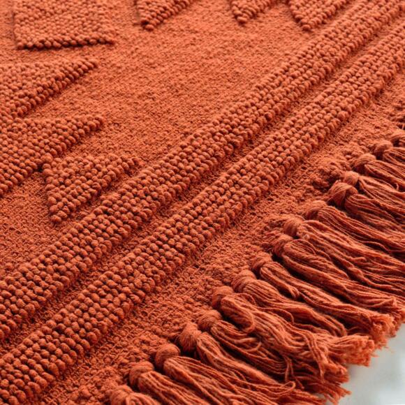 Katoenen tapijt (90 cm) Cilaos Terracotta 3