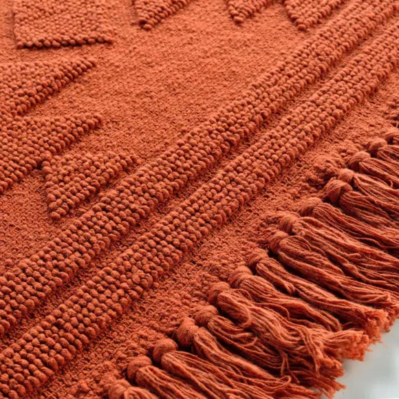 Alfombra en algodón (90 cm) Cilaos Terracotta 3