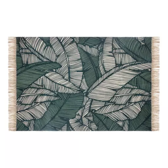Tappeto cotone (170 cm) Jungle Verde 3