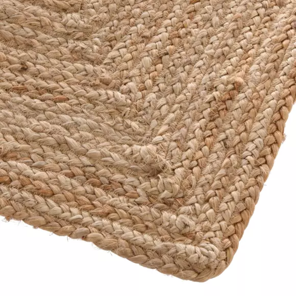 Alfombra yute (90 cm) Historia nat Beige 2