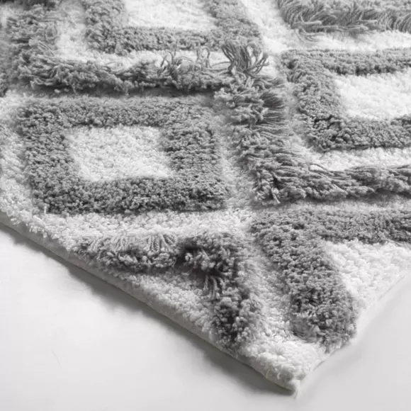 Alfombra  para el baño (80 cm) Ikatis Gris 2