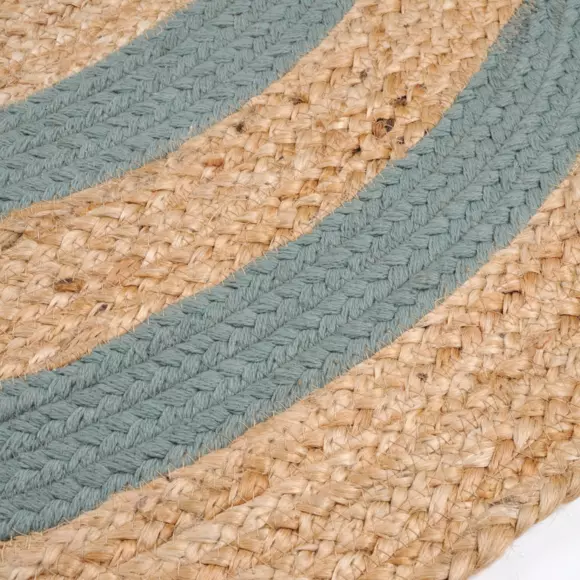 Tapis jute (90 cm) Maori Vert 2