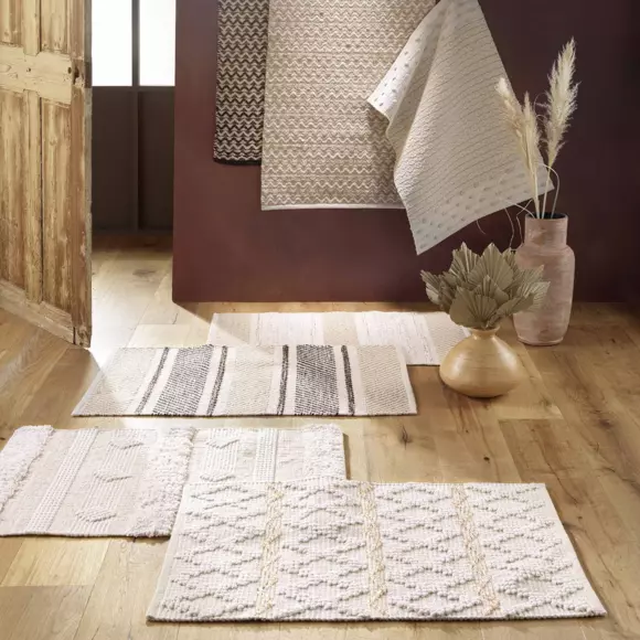 Tapis de salon (90 cm) Chasca Ecru 
