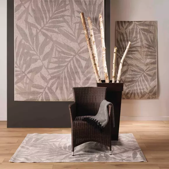 Alfombra de salón (150 cm) Palmyre Beige