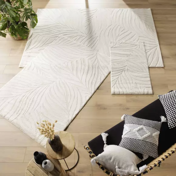 Vloerkleed (230 cm) Ankara Ecru