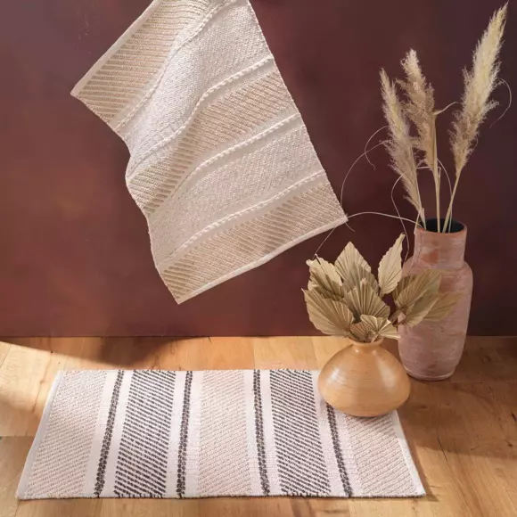 Tapis de salon (90 cm) Silves Noir