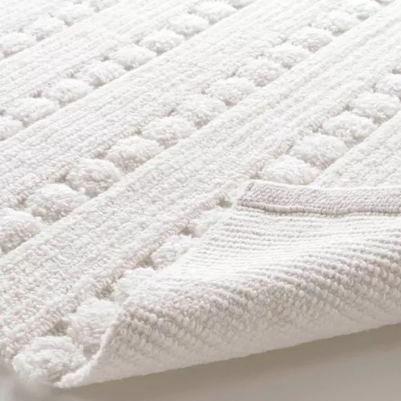 Alfombra de baño algodón (80 cm) Cleonis Blanco