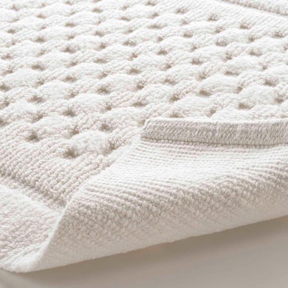 Alfombra de baño algodón (80 cm) Damaris Blanco