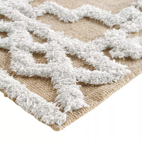 Alfombra yute (90 cm) Medine Beige 3