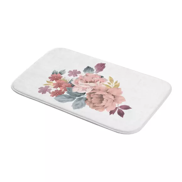 Alfombra  para el baño (70 cm) Jayana Rosa 2
