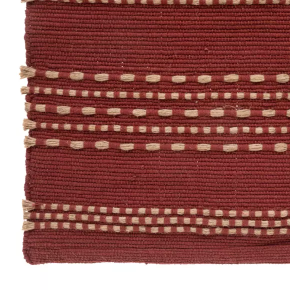 Tapis coton et jute (140 cm) Bota Terracotta 2