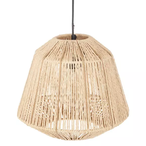 Lámpara de techo Cuerda Ethnik (29 cm) Beige 2
