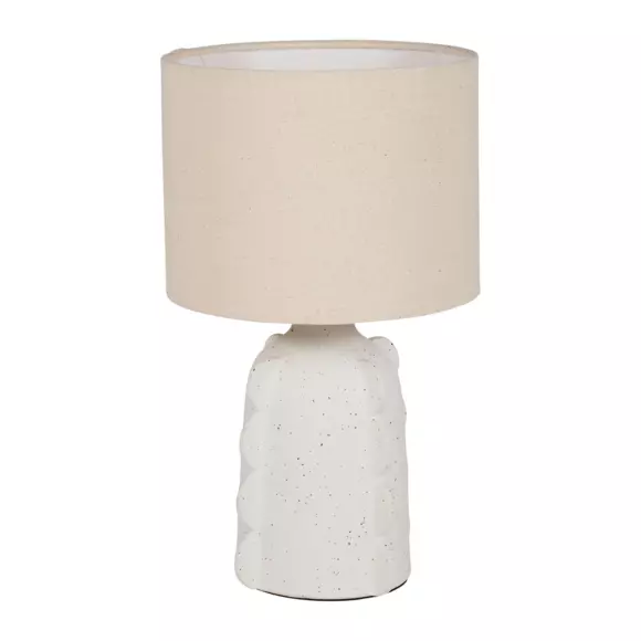 Lampe à poser céramique Orecchio Blanche