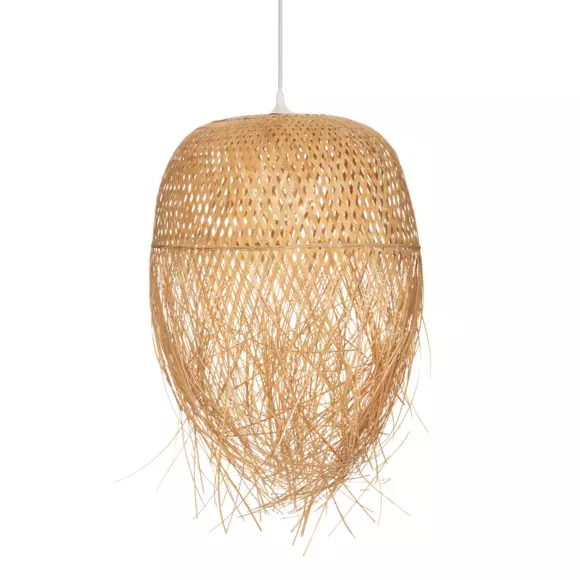 Suspension bambou Elis Beige 2