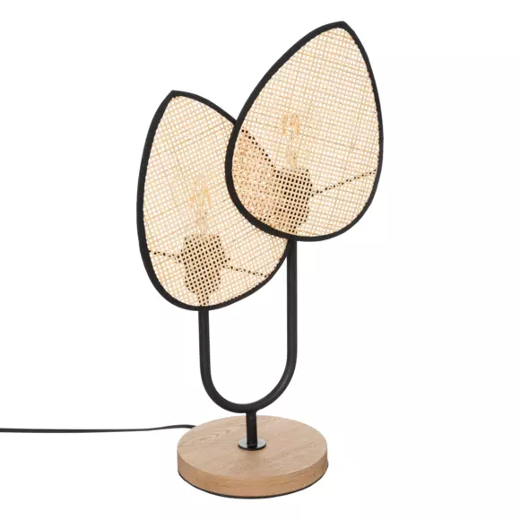 Lampe à poser rotin Olme Beige 2