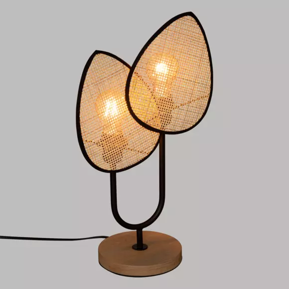 Lampe à poser rotin Olme Beige 3