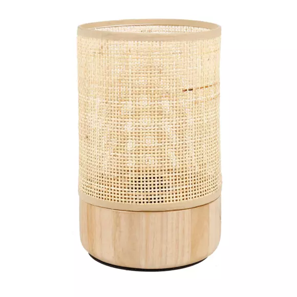 Lampe à poser Rotin grand modèle Alix Beige naturel 2