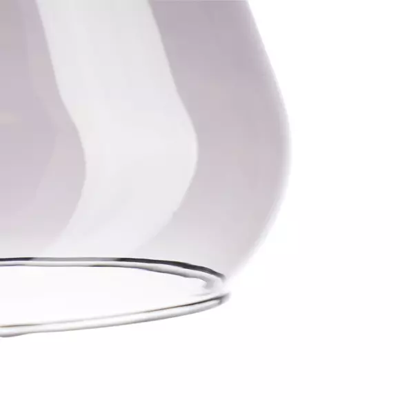 Lámpara de techo vidrio Dulcia Negro