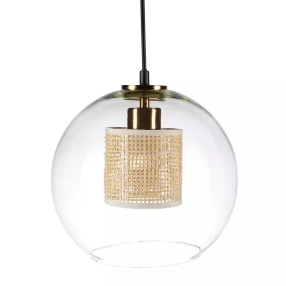 Lámpara de techo vidrio Sicilia Beige 2