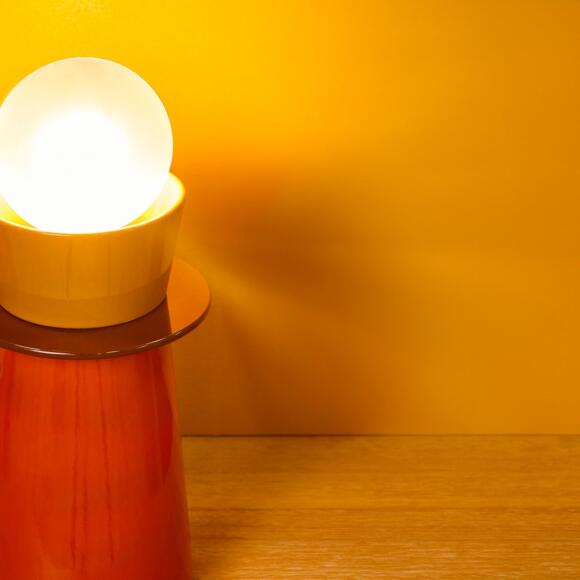Lámpara de mesa Kendama Naranja 2