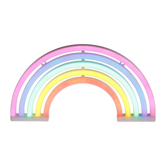Panel luminoso neón Arc en Ciel Multicolor a pilas 2